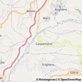 Mappa Carpanzano