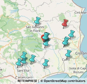 Mappa Via Amedeo, 88836 Cotronei KR, Italia (15.73)