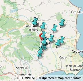 Mappa Via Amedeo, 88836 Cotronei KR, Italia (10.693)