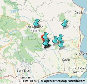 Mappa Via Amedeo, 88836 Cotronei KR, Italia (8.73)