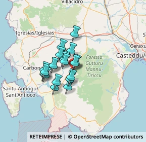 Mappa Via Brigata Sassari, 09010 Nuxis SU, Italia (9.4155)
