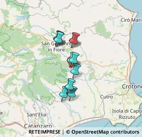 Mappa Via Circonvallazione, 88836 Cotronei KR, Italia (10.2025)