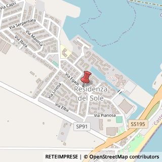 Mappa Via Egadi, 47, 09012 La Maddalena CA, Italia, 09012 Capoterra, Cagliari (Sardegna)