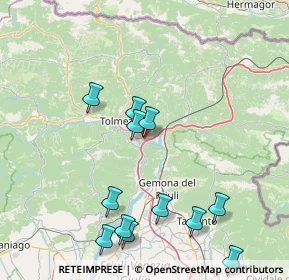 Mappa Via Fratelli Solari, 33020 Amaro UD, Italia (17.48667)