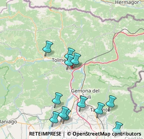 Mappa Via Udine, 33020 Amaro UD, Italia (17.3775)