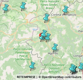 Mappa Strada Provinciale, 32020 Vallada Agordina BL, Italia (22.27071)
