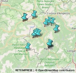 Mappa Strada Provinciale, 32020 Vallada Agordina BL, Italia (11.57789)