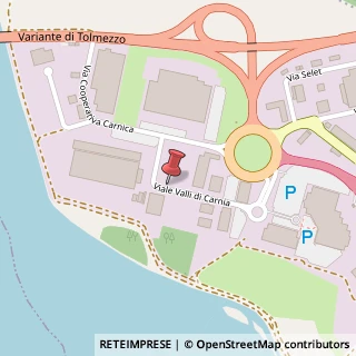 Mappa Via Valli di Carnia, 7/D, 33020 Trasaghis, Udine (Friuli-Venezia Giulia)