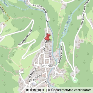 Mappa Via cime d'auta, 32020 Falcade, Belluno (Veneto)