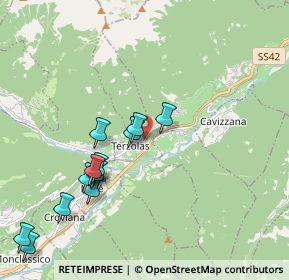 Mappa SP125, 38027 Terzolas TN, Italia (2.07417)