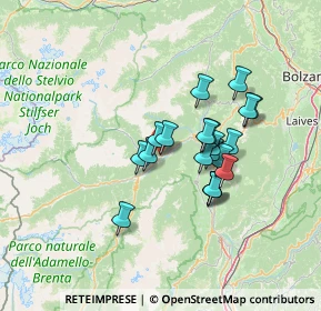 Mappa SP125, 38027 Terzolas TN, Italia (10.5295)
