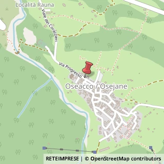 Mappa Via Progresso, 11, 33010 Oseacco UD, Italia, 33010 Resia, Udine (Friuli-Venezia Giulia)