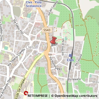 Mappa Via trento 119, 38023 Caldes, Trento (Trentino-Alto Adige)