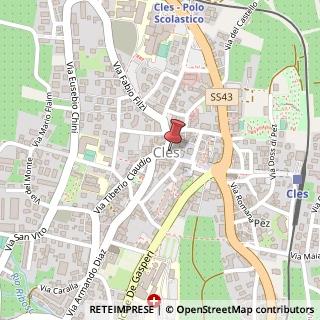 Mappa Piazza Granda, 54, 38023 Cles, Trento (Trentino-Alto Adige)