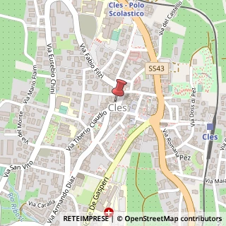 Mappa Piazza Granda, 22, 38023 Cles, Trento (Trentino-Alto Adige)