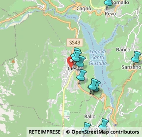 Mappa G. B. Lampi, 38023 Cles TN, Italia (1.99636)