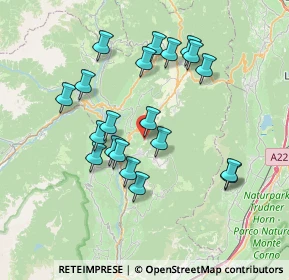 Mappa Via Giovanni Canestrini, 38010 Coredo TN, Italia (6.7635)