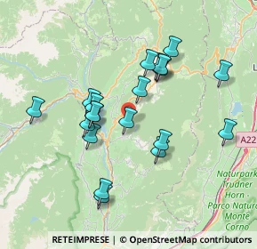 Mappa Via Giovanni Canestrini, 38010 Coredo TN, Italia (6.6735)