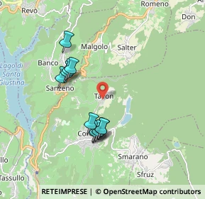 Mappa Via Giovanni Canestrini, 38010 Coredo TN, Italia (1.62818)