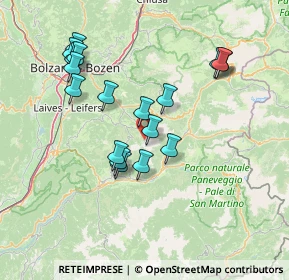 Mappa Via Obereggen Eggen, 39050 Nova Ponente BZ, Italia (13.84778)