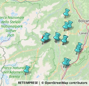 Mappa Via Ergisto Bezzi, 38027 Malé TN, Italia (14.35467)