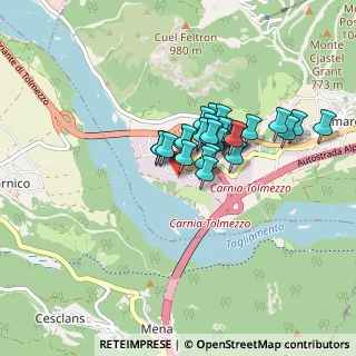Mappa Centro commerciale la Valli di Carnia a, 33020 Amaro UD, Italia (0.56786)