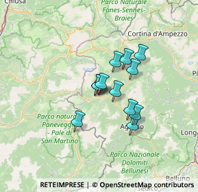 Mappa Località la Mora, 32020 Canale D'agordo BL, Italia (8.92333)