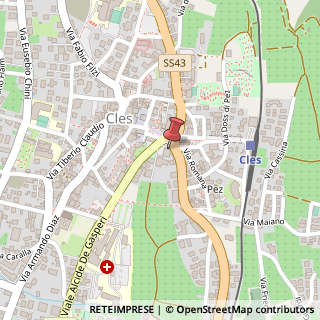 Mappa Corso Dante, 9, 38023 Cles, Trento (Trentino-Alto Adige)