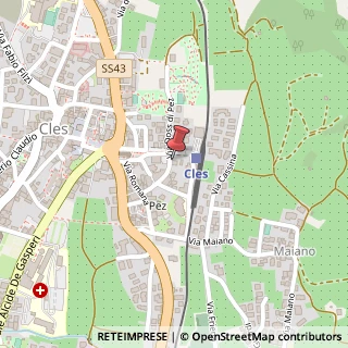 Mappa Via Doss di Pez, 12, 38023 Cles, Trento (Trentino-Alto Adige)