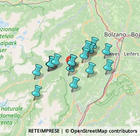 Mappa Via Doss di Pez, 38023 Cles TN, Italia (9.60389)