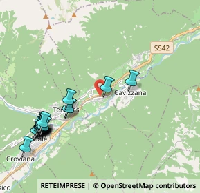 Mappa Via del Zocol, 38022 Caldes TN, Italia (2.453)
