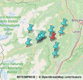 Mappa Via del Zocol, 38022 Caldes TN, Italia (8.73231)