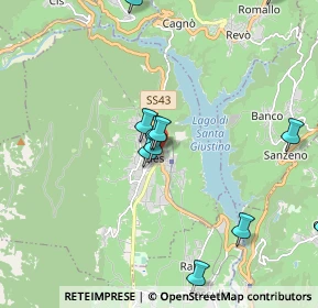 Mappa Via Enrico Bergamo, 38023 Cles TN, Italia (2.50615)