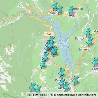 Mappa Via Enrico Bergamo, 38023 Cles TN, Italia (2.406)