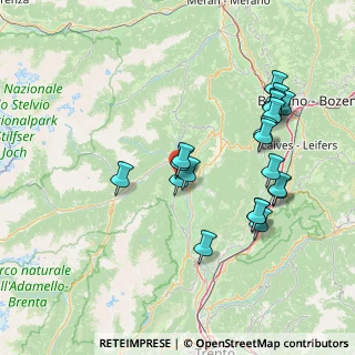 Mappa Via Enrico Bergamo, 38023 Cles TN, Italia (15.151)