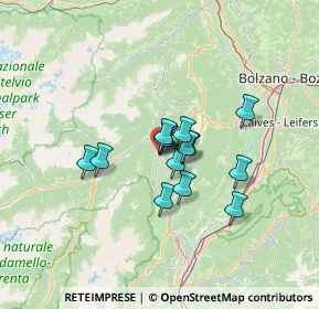 Mappa Via Enrico Bergamo, 38023 Cles TN, Italia (8.72429)