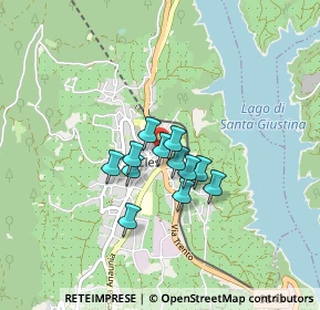 Mappa Via Enrico Bergamo, 38023 Cles TN, Italia (0.5225)