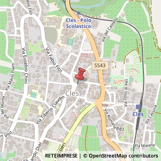 Mappa Piazza Granda, 40, 38023 Cles, Trento (Trentino-Alto Adige)