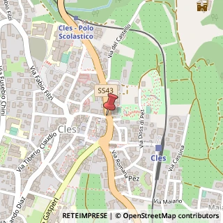 Mappa Via G. Marconi, 13/E, 38023 Cles, Trento (Trentino-Alto Adige)