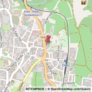 Mappa Via G. Marconi, 26, 38023 Cles, Trento (Trentino-Alto Adige)