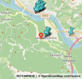 Mappa Via Burieit, 33020 Cavazzo Carnico UD, Italia (2.131)