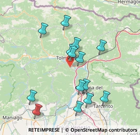 Mappa Via Burieit, 33020 Cavazzo Carnico UD, Italia (14.60286)