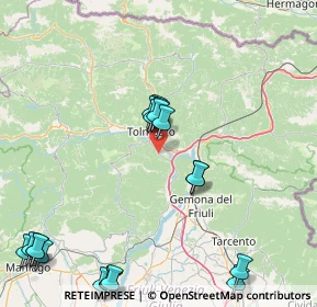 Mappa Via Burieit, 33020 Cavazzo Carnico UD, Italia (21.2855)