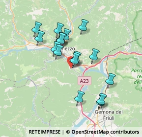 Mappa Via Burieit, 33020 Cavazzo Carnico UD, Italia (6.31941)