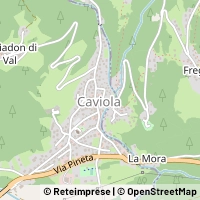 Mapa Falcade