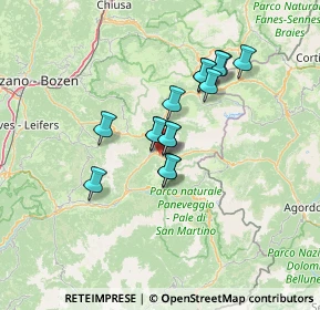 Mappa Strada de San Pelegrin, 38035 Moena TN, Italia (9.77133)