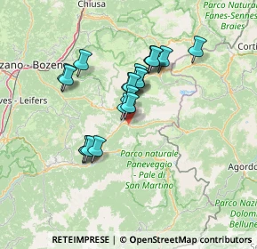 Mappa Strada de San Pelegrin, 38035 Moena TN, Italia (10.871)