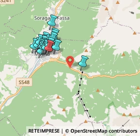 Mappa Strada de San Pelegrin, 38035 Moena TN, Italia (1.6835)