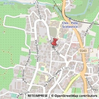 Mappa Via F. Filzi, 27A, 38023 Cles, Trento (Trentino-Alto Adige)