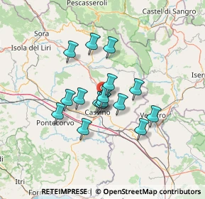 Mappa Via Tangenziale Superstrada, 03049 Sant'Elia Fiumerapido FR, Italia (10.64938)